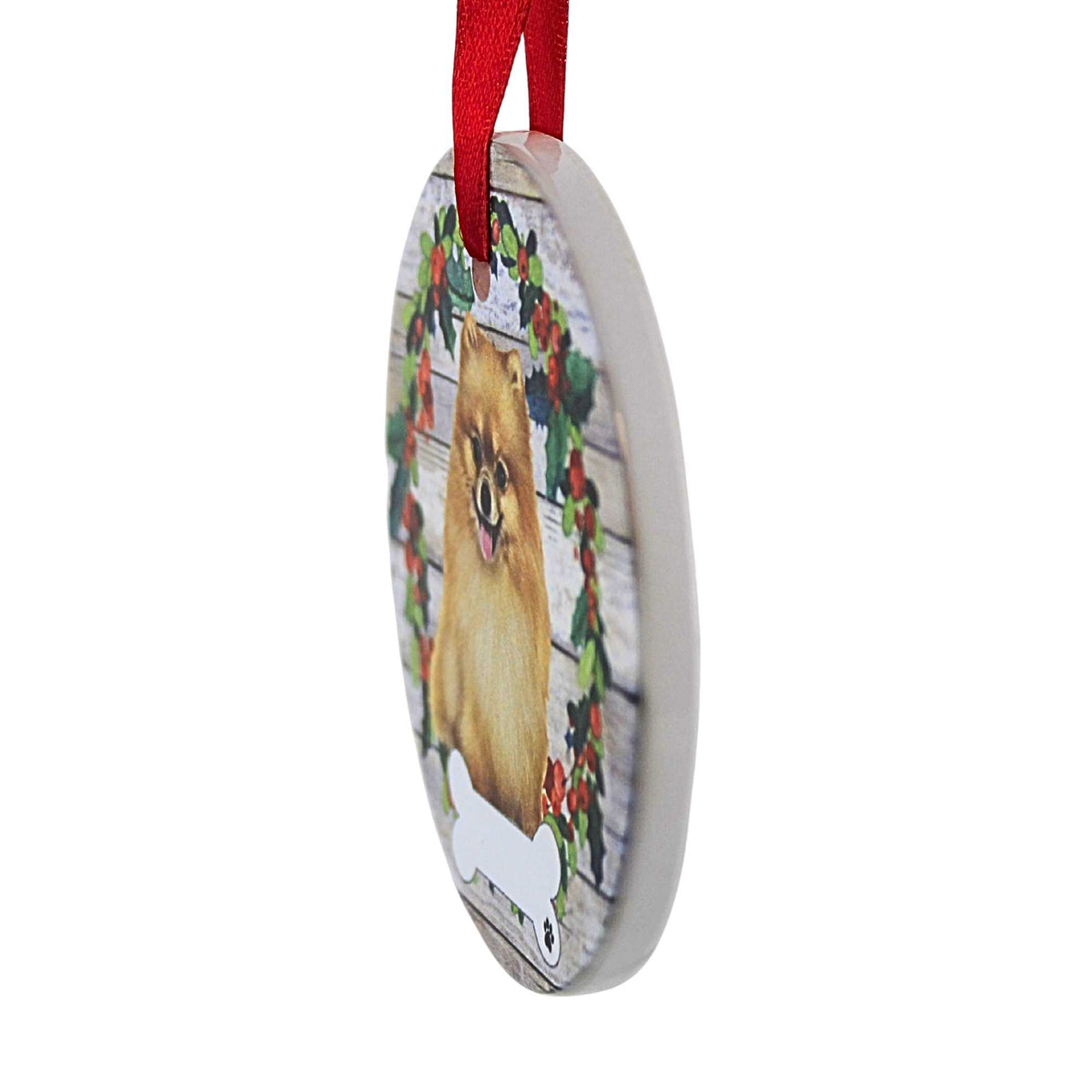 E & S Imports Ceramic Pomeranian Ornament - - SBKGifts.com