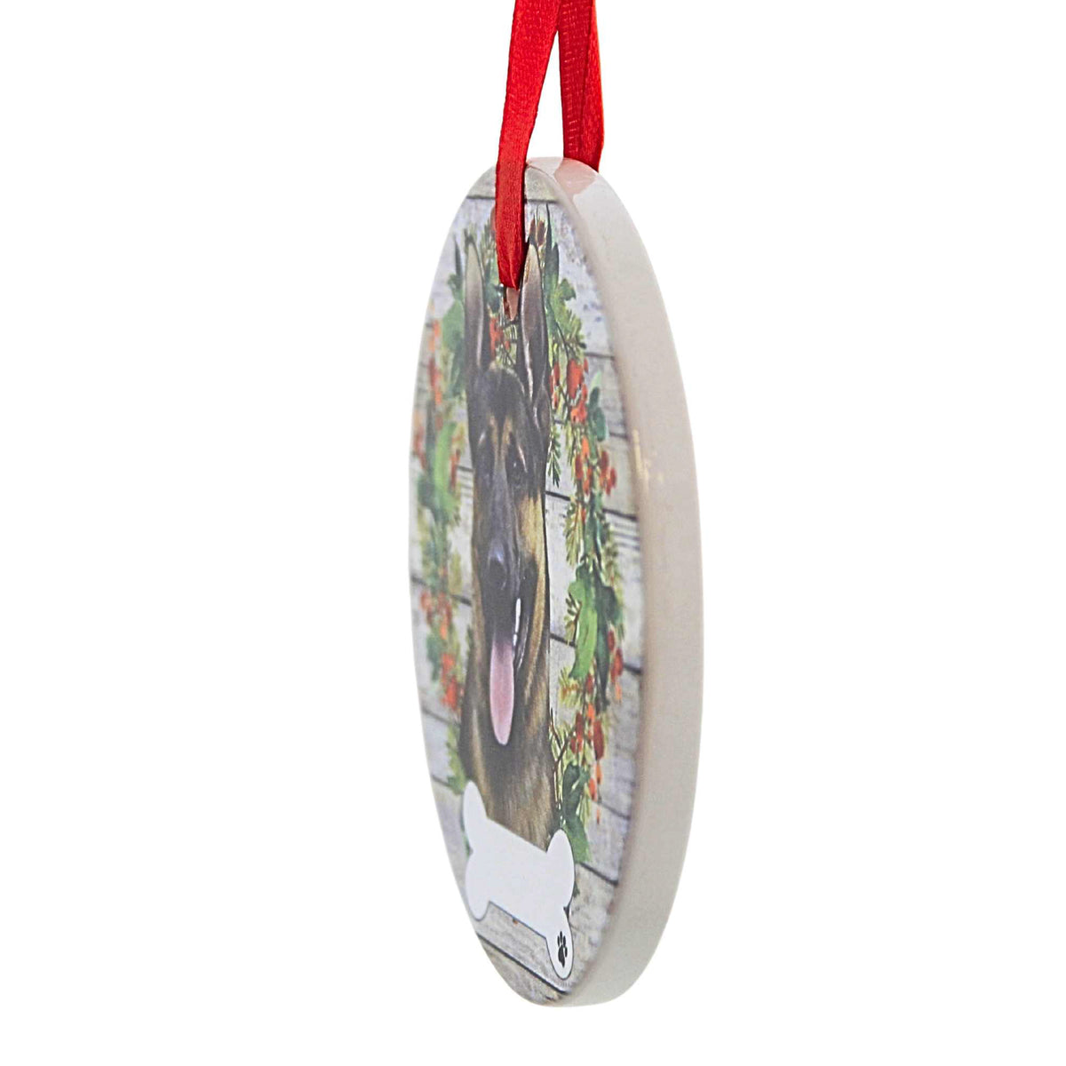 E & S Imports Ceramic German Shepherd Ornament - - SBKGifts.com