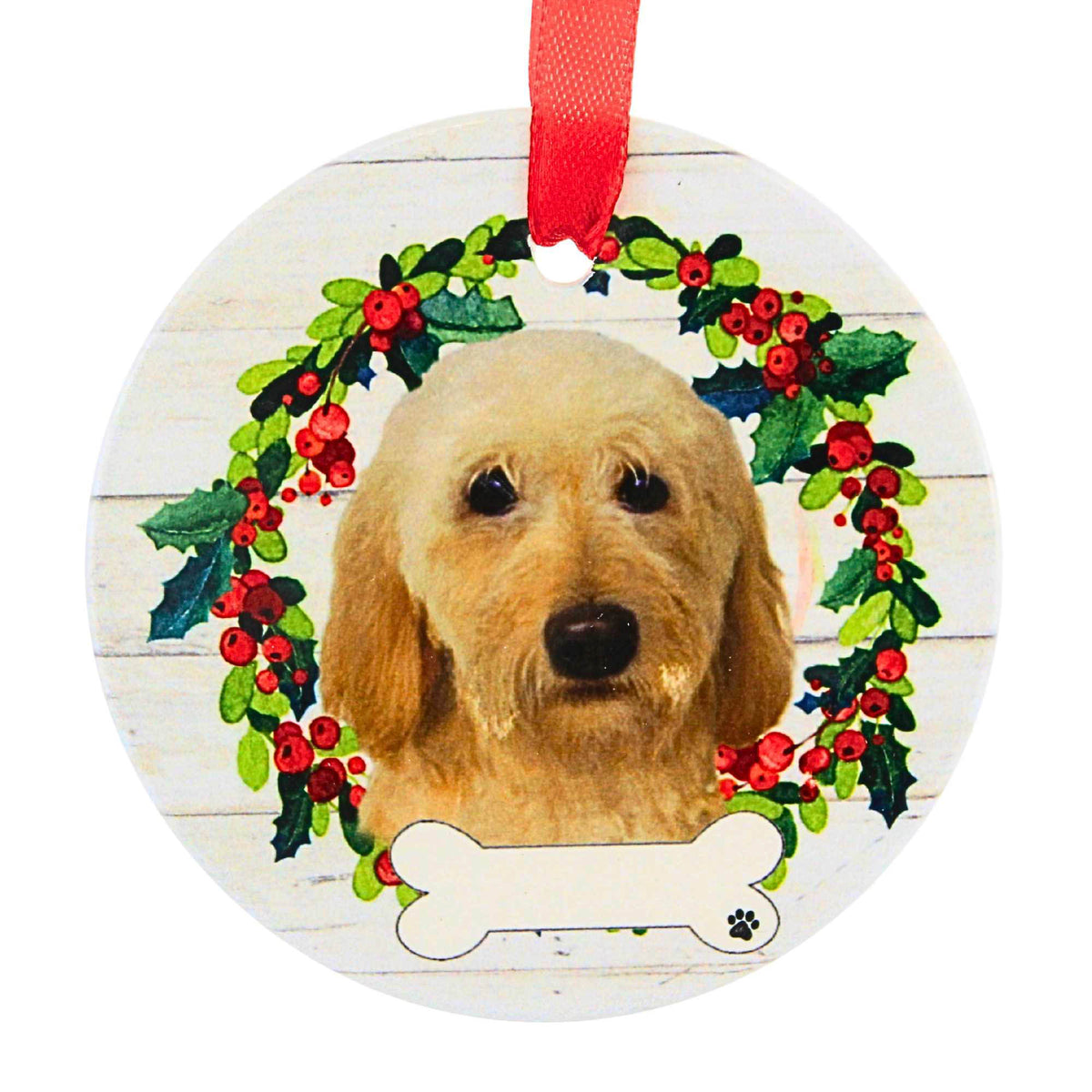 61595 Ceramic Labradoodle Ornament 550121