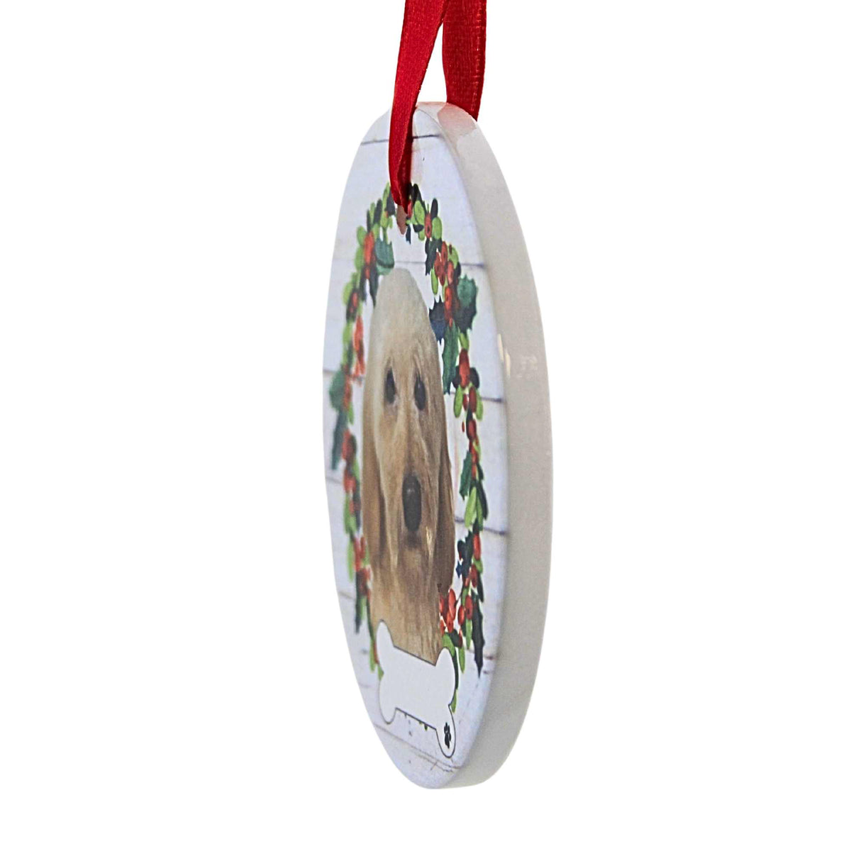 E & S Imports Ceramic Labradoodle Ornament - - SBKGifts.com
