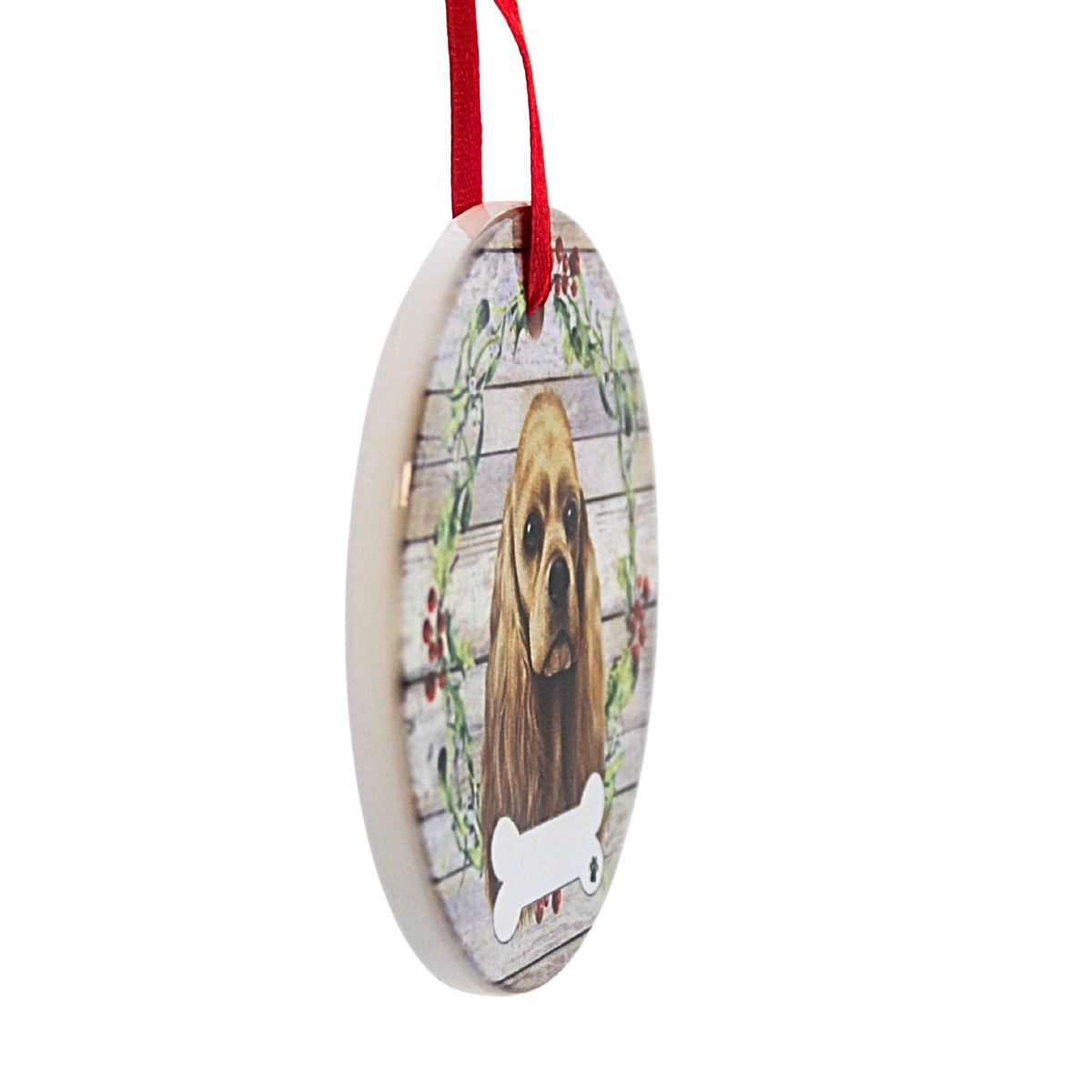 E & S Imports Ceramic Cocker Spaniel Ornament - - SBKGifts.com