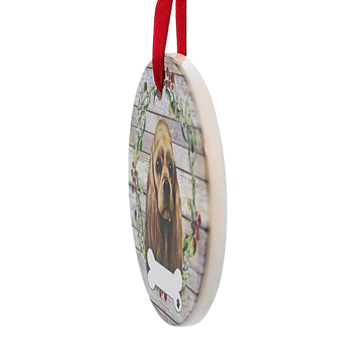 E & S Imports Ceramic Cocker Spaniel Ornament - - SBKGifts.com