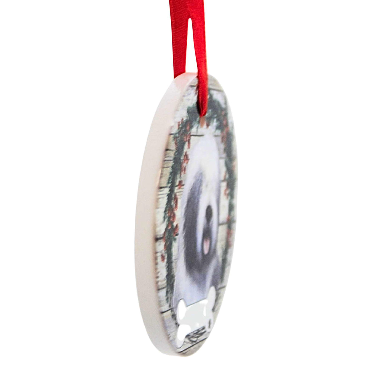 E & S Imports Ceramic Old English Sheepdog Ornament - - SBKGifts.com