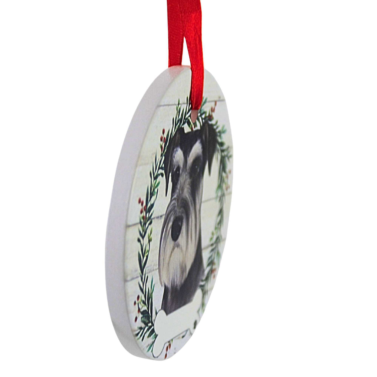 E & S Imports Ceramic Schnauzer Ornament - - SBKGifts.com