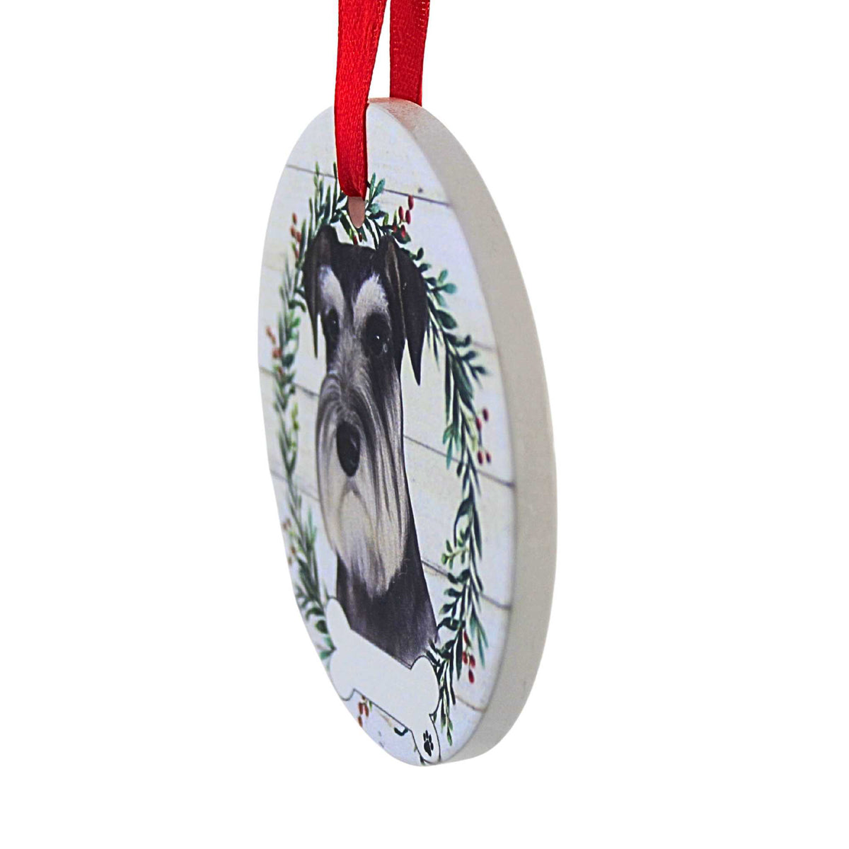 E & S Imports Ceramic Schnauzer Ornament - - SBKGifts.com