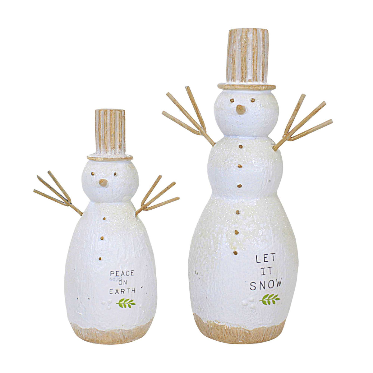 (61600) Snowman Set With Stick Arms