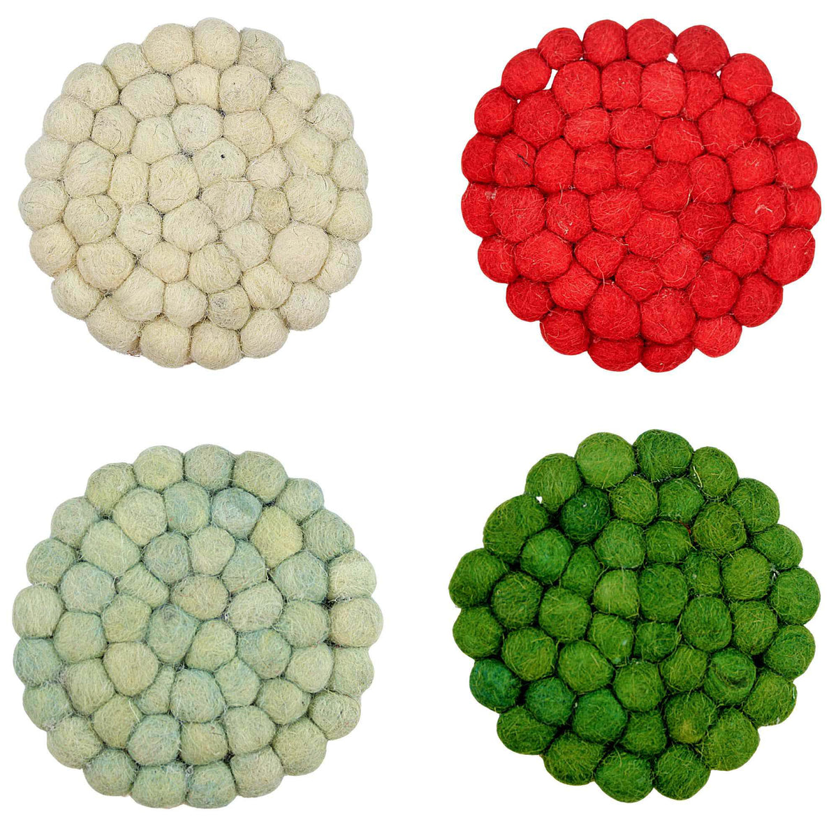 (61604) Holiday Felt Coasters