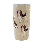 E & S Imports Beagle Serengeti Tumbler - One Tumbler 7 Inch, 18/8 Stainless Steel - Hot Or Cold Beverages 1153 (61650)