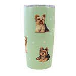 E & S Imports Yorkie Serengeti Tumbler - One Tumbler 7 Inch, 18/8 Stainless Steel - Hot Or Cold Beverages 11546 (61653)