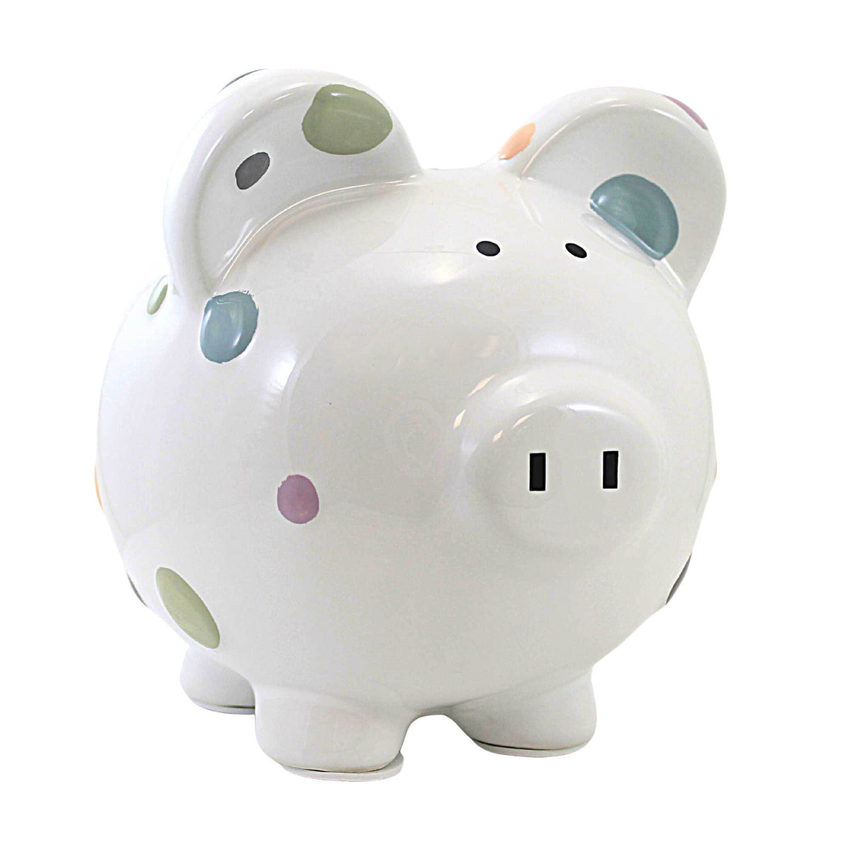 Pastel Multi Dot Pig Bank 61657