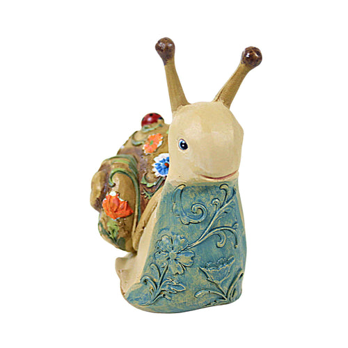 Roman Colorful Snail Figurine - - SBKGifts.com