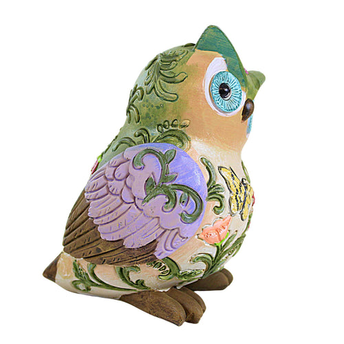 Roman Colorful Owl Figurine - - SBKGifts.com