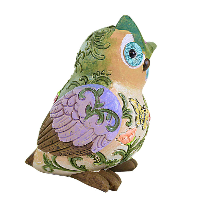 Roman Colorful Owl Figurine - - SBKGifts.com
