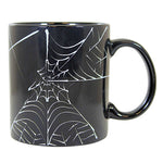 Tag Spiderweb Heat Changing Mug - One Mug 4.25 Inch, Ceramic - Halloween Spiders Spooky G16774 (61688)