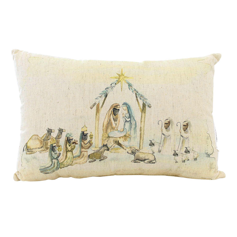 Ganz Nativity Pillow - One Pillow 9 Inch, Polyester - Creche Mary Joseph Holy Mx188790 (61693)