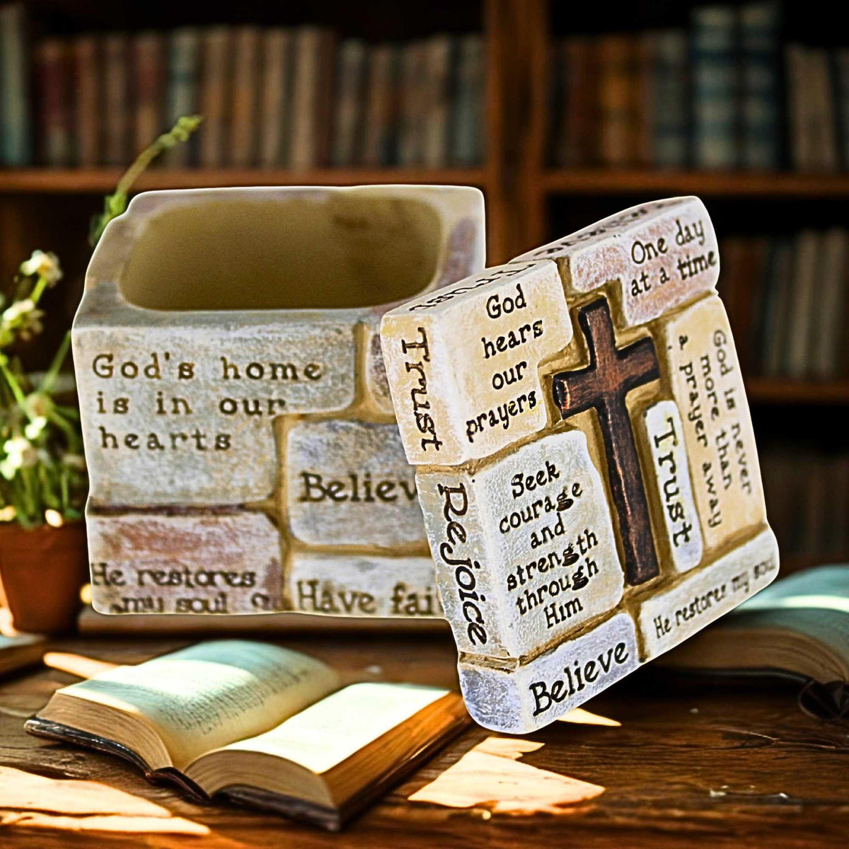 Roman Crossword Trinket Box - - SBKGifts.com