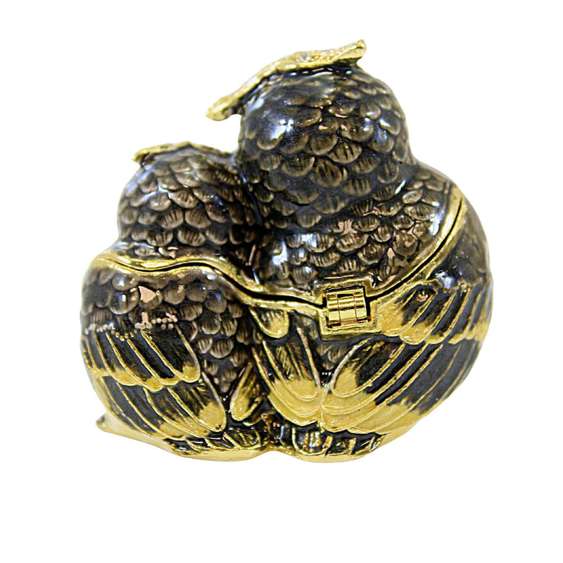Kubla Craft Mother And Baby Owl Box - - SBKGifts.com