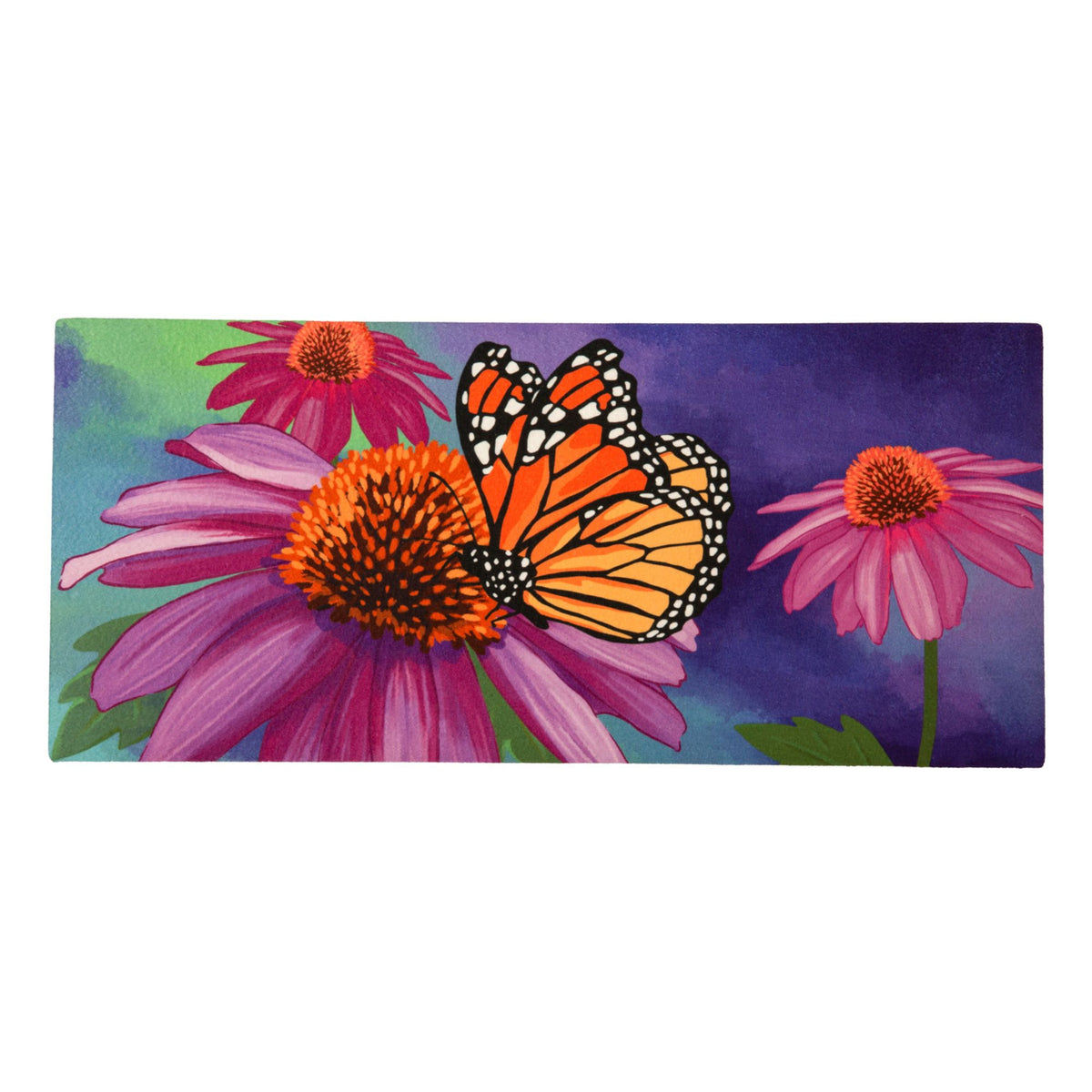 (61719) Coneflower & Butterfly Sassafras Switch  Mat