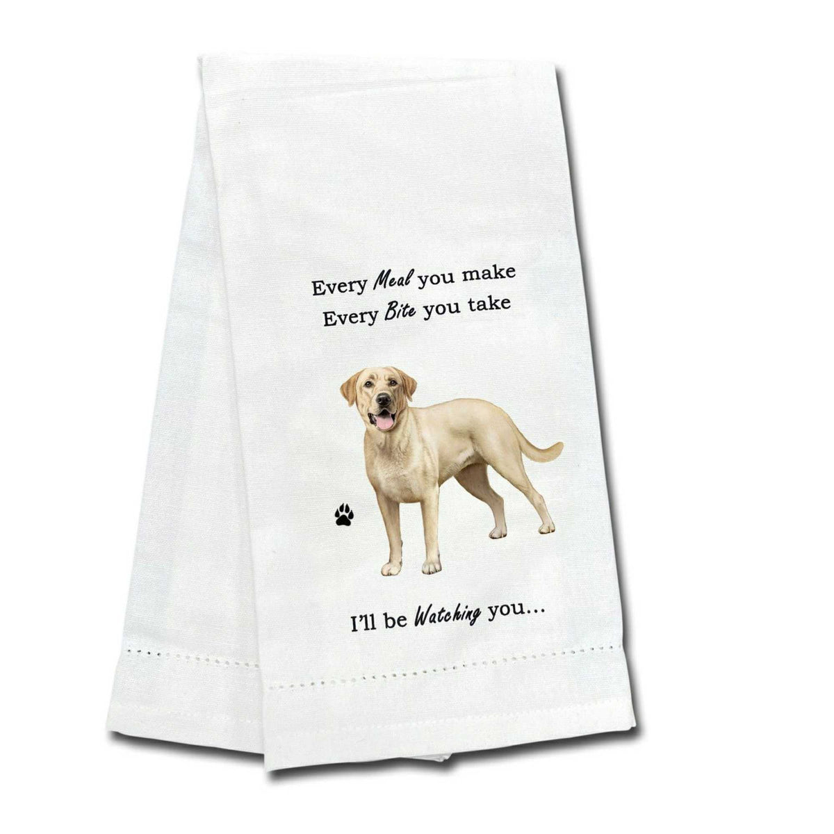 (61730) Yellow Labrador Kitchen Towel