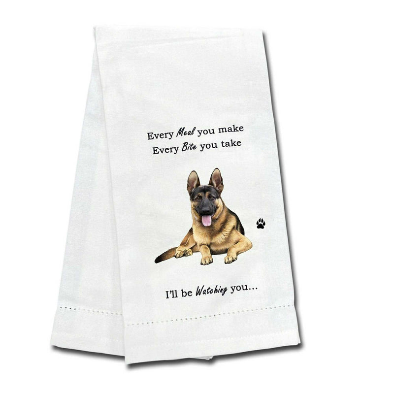 E & S Imports German Shepherd Kitchen Towel - One Towel 26 Inch, - Dog Puppy Paw 71175 (61748)