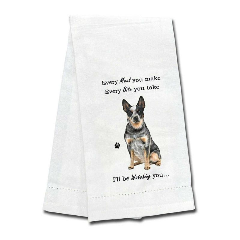 E & S Imports Australian Cattle Dog Kitchen Towel - One Towel 26 Inch, - Dog Puppy Paw 71190 (61749)