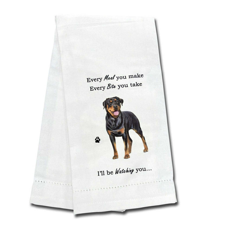 E & S Imports Rottweiler Kitchen Towel - One Towel 26 Inch, - Dog Puppy Paw 71133 (61751)