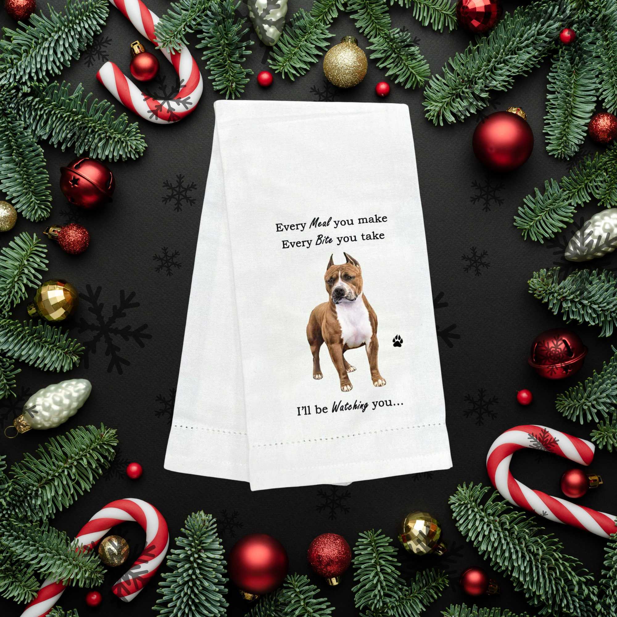 Pit Bull Kitchen Towel