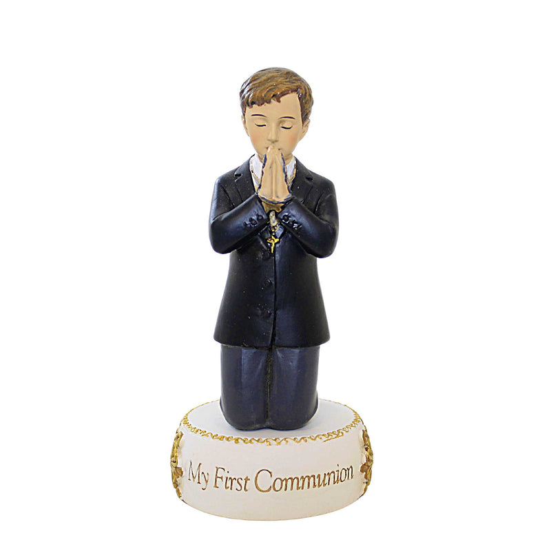 Joseph Studio Communion Boy Figurine - One Figurine 5 Inch, Polyresin - Prayer Rosary 41968 (61783)