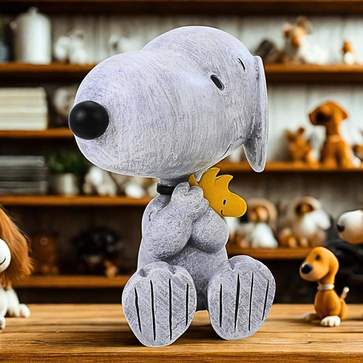 Roman Snoopy & Woodstock Garden Statue - - SBKGifts.com