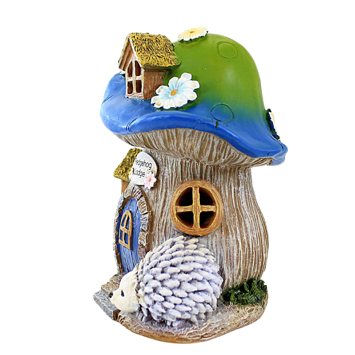 Roman Hedgehog Lodge Garden Statue - - SBKGifts.com