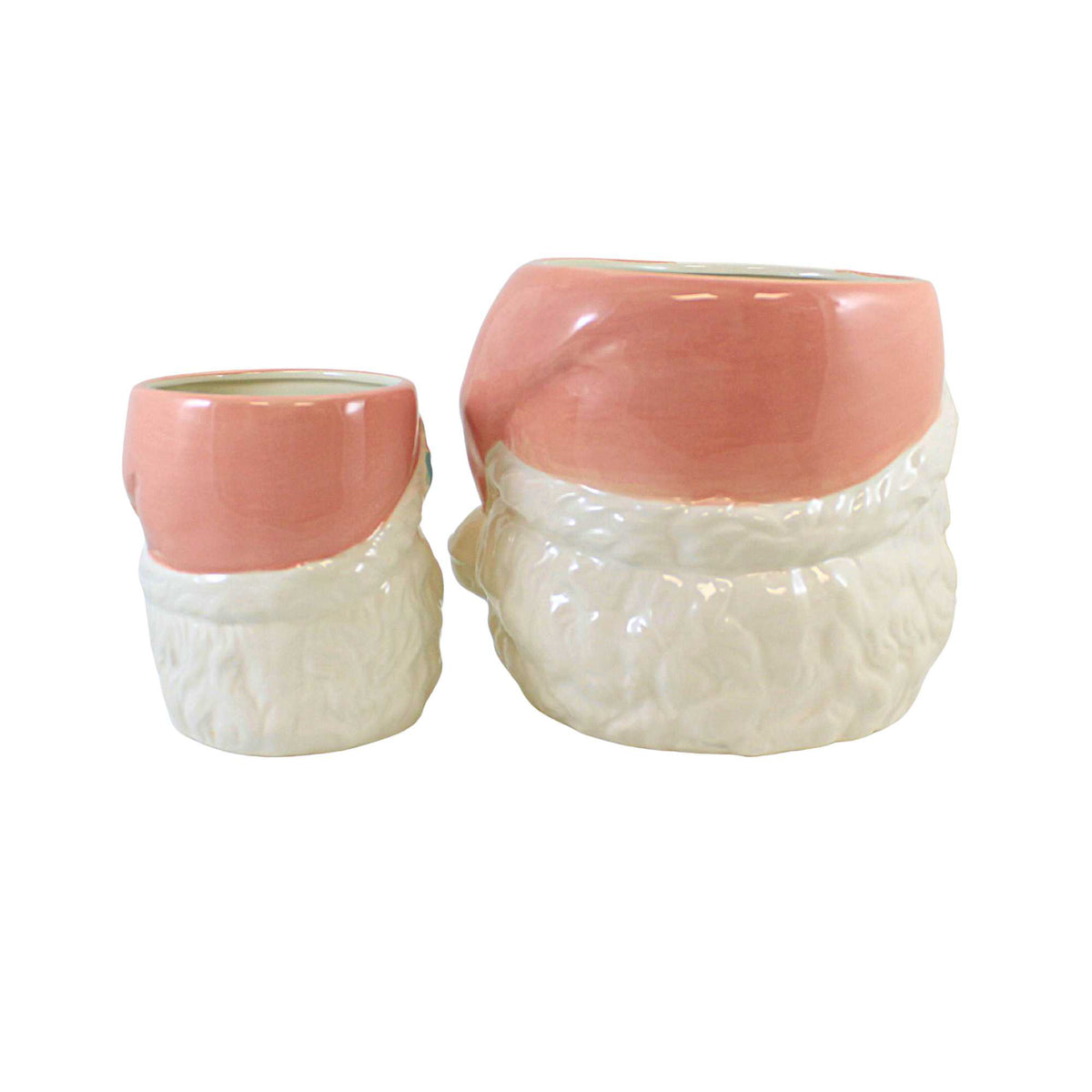 Transpac Retro-Looking Santa Nesting Bowls - - SBKGifts.com
