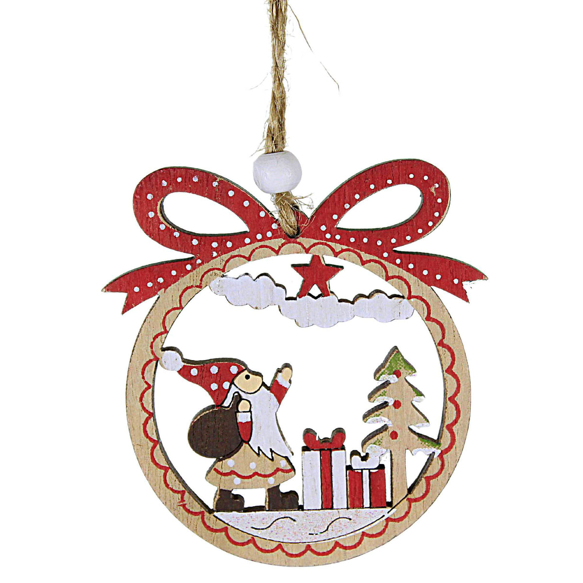 Ganz Holiday Laser Cut Wood Ornament - - SBKGifts.com
