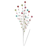 Ganz Multi Color Ball Floral Spray - One Floral Ball Spray 33 Inch, Plastic - Tree Pick Multicolored Mx189428 (61856)