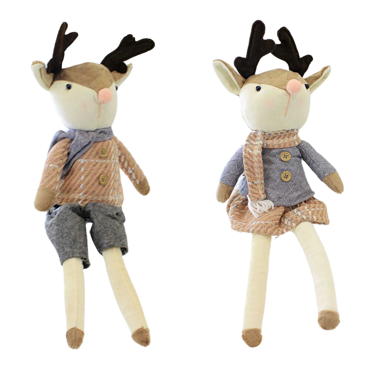 61864 Reindeer Shelf Sitter Set MX187915