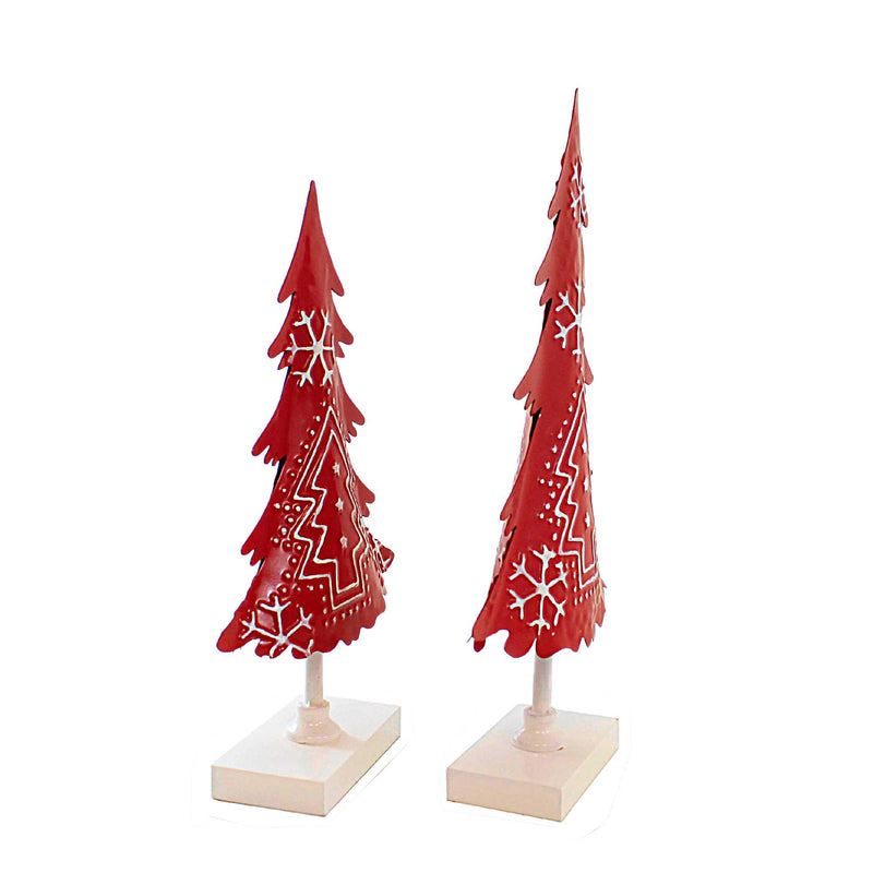 Ganz Red Christmas Tree Set - - SBKGifts.com