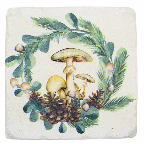Ganz Mushroom Pine Coasters - - SBKGifts.com