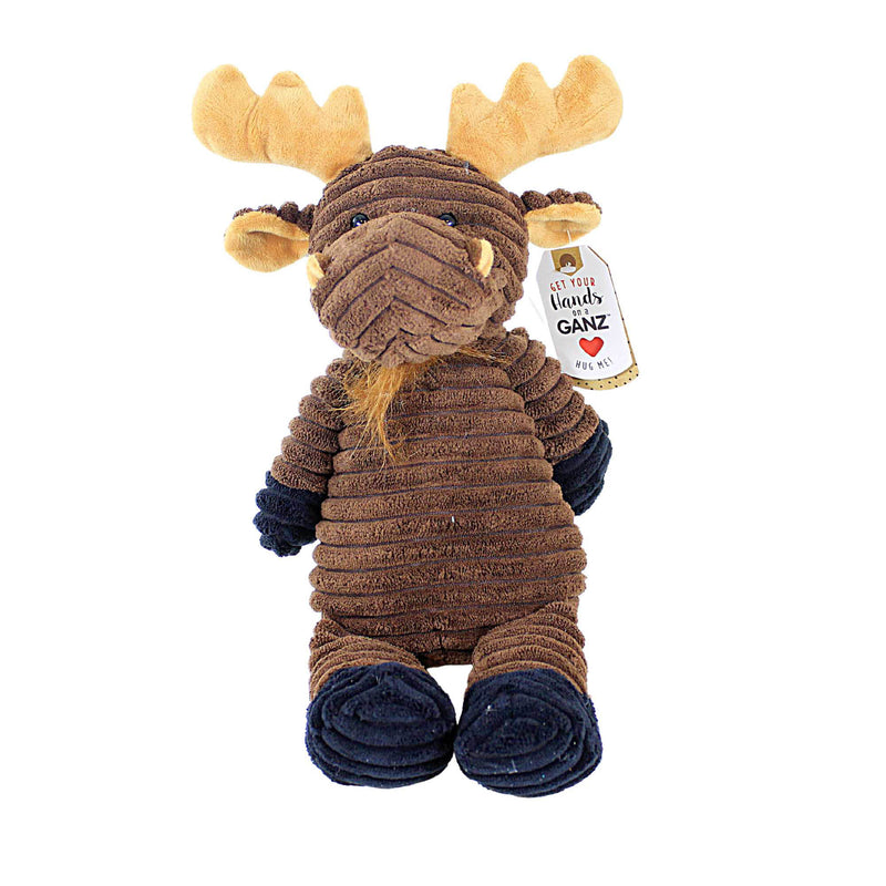 Ganz Ribbles Moose - One Plush Figurine 13 Inch, Polyester - Plush Christmas Hx11828 (61885)