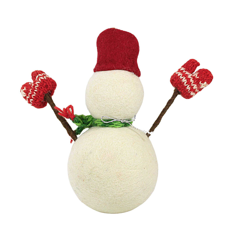 Ganz Snowman With Knitted Gloves - - SBKGifts.com