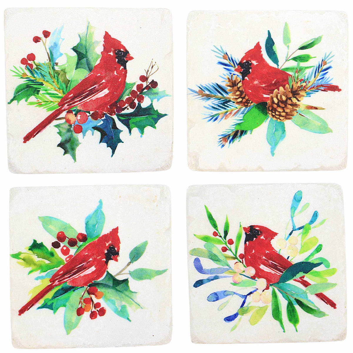 (61888) Cardinal Coaster Set