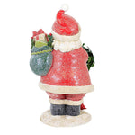 Ganz Glittery Santa With Cardinal Figurine - - SBKGifts.com
