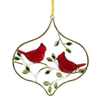 Crystal Expressions Cardinal Perched On Snowy Branch Ornament - One Ornament 5.25 Inch, Acrylic - Red Birds Faceted Acryx229 (61909)
