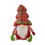 Ganz Gnome With Tree Hat - One Plush Figurine 16 Inch, Polyester - Elf Shoes Plaid Tree Mx184373 (61918)