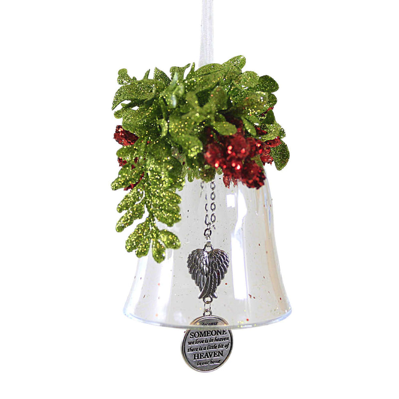 Ganz Angel Wings Bell Ornament - One Ornament 4 Inch, Acrylic - Bereavement Heaven Kk582 (61934)