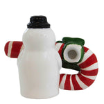 Ganz Snowman/Candy Cane Salt And Pepper Shakers - - SBKGifts.com