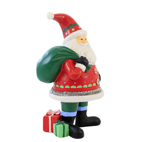 Ganz Peppermint Santa Figurine - - SBKGifts.com