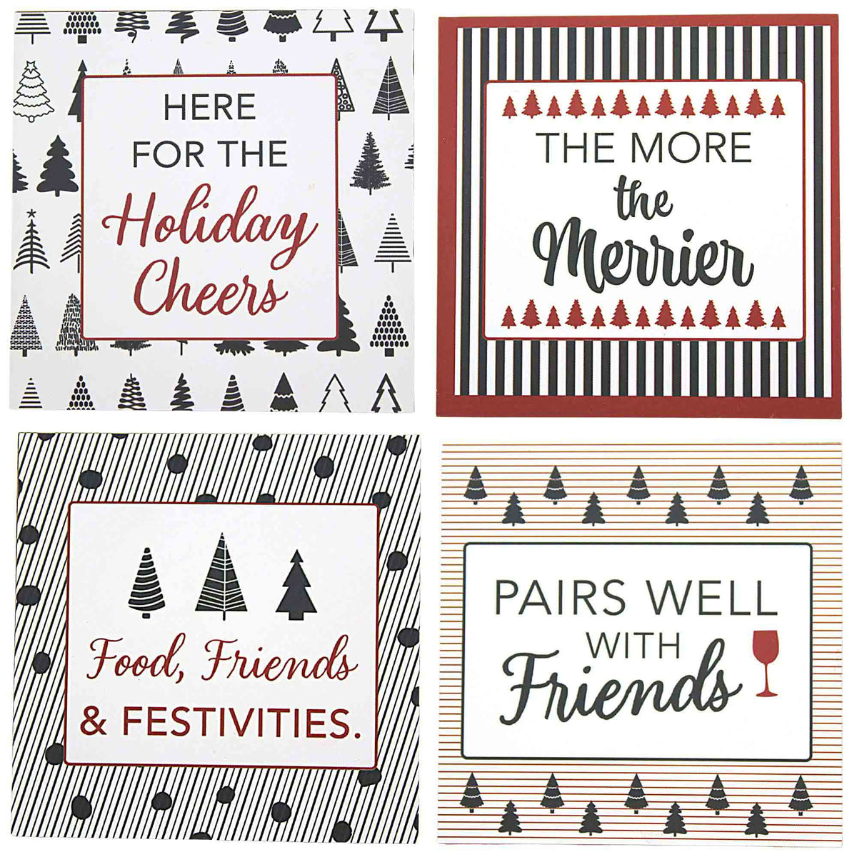 (61957) Holiday Coaster Set With Crate