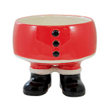 Ganz Santa Candy Bowl - One Candy Bowl 6 Inch, Dolomite - Black Boots Mx180558 (61967)