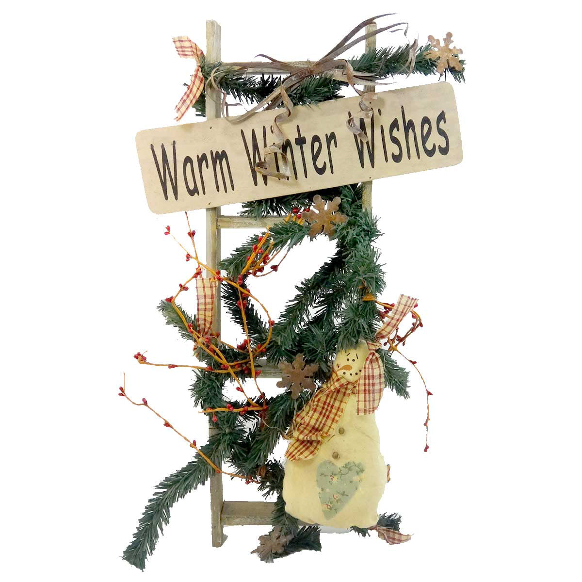 (6196) Winterwishes Ladder Wreath