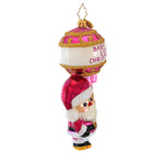 Christopher Radko Company First Christmas Rattle Baby Pink - - SBKGifts.com