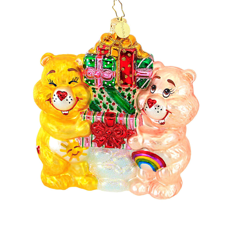 Christopher Radko Company With Love And Care - One Ornament 5.25 Inch, Glass - Rainbows Bears 1020779 (61977)